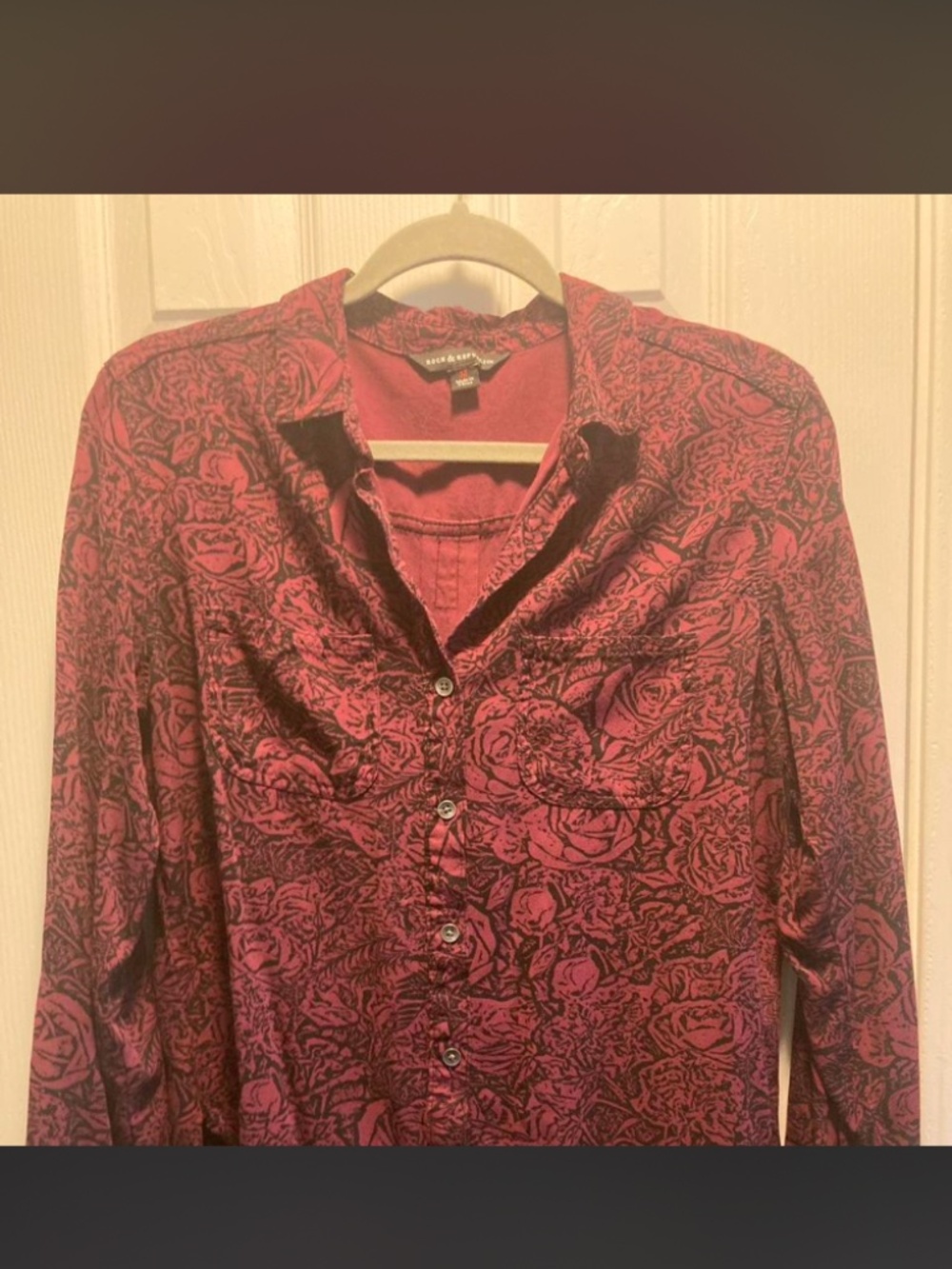 Gothic Button Up Work Shirt